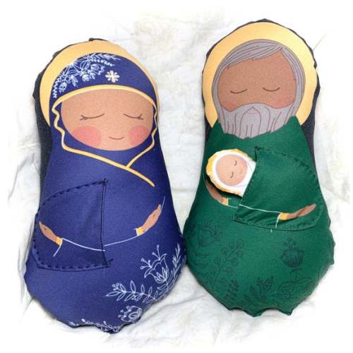 Holy Family Set "Snuggly Saints" Dolls ***DIY kit*** FREE SHIPPING