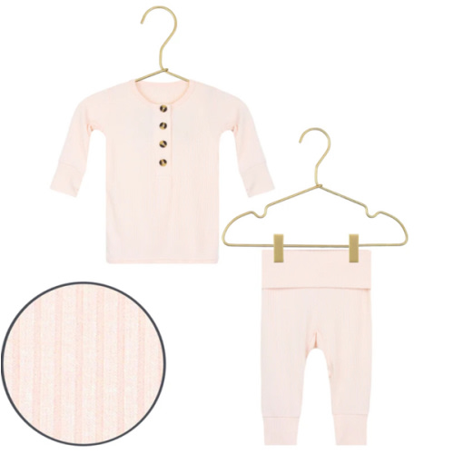 Rosie Ribbed Top + Bottoms – Lou Lou & Company NB-3M