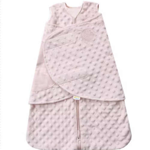 Halo Innovations Sleepsack Swaddle Wrap Plushy Dot Velboa - Pink - Newborn : Target