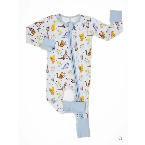Winnie-the-Pooh in Bloom Bamboo Zippered Sleeper