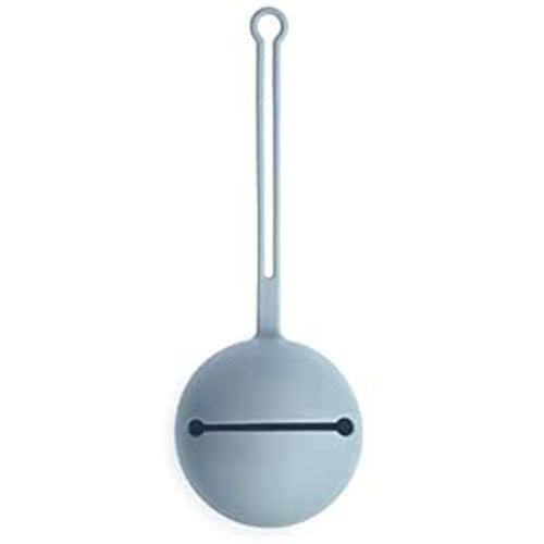 mushie Silicone Pacifier Holder Case (Powder Blue)