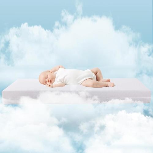 Organic Dual-Sided Crib & Toddler Mattress – Breathable Soybean Cover