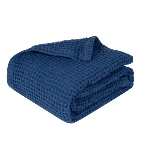 Organic Cotton Baby Waffle Blankets - Lightweight Waffle Knit Baby Crib Blankets - Cozy Gender Neutral 100% Cotton Baby Blankets - 36”x42”