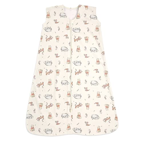 HALO Disney Sleepsack, 100% Cotton Wearable Blanket, Swaddle Transition Sleeping Bag, TOG 0.5, Winnie Frolic, Medium, 6-12 Months