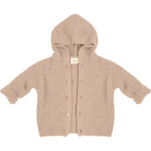 Fuzzy Hooded Cardigan, 12-18M