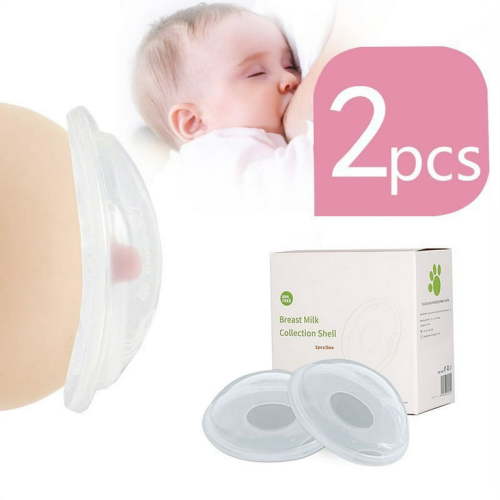 Breast Milk Collector, Soft Breast Shells Wearable Nursing Cups Breastmilk Saver Letdown Catcher for Pumping Breastfeeding Moms