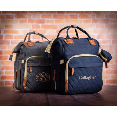 Personalized Diaper Bag Backpack Gift for Mom, Diaper Backpack for Baby Boy and Girl, Baby Shower Gift, New Mom Gift, Newborn Gift Bag