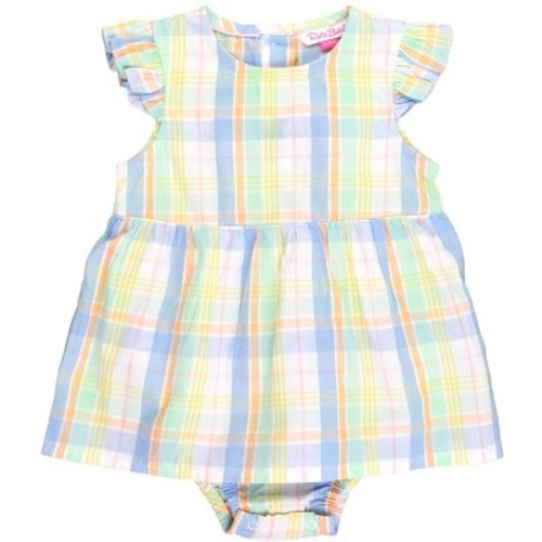 RuffleButts Baby Toddler Flutter Sleeve Skirted Romper, Size: 6-12 months