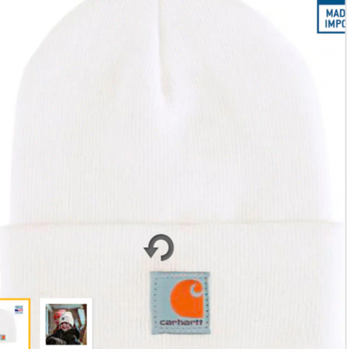 Infant Acrylic Beanie | Marshmallow | Carhartt