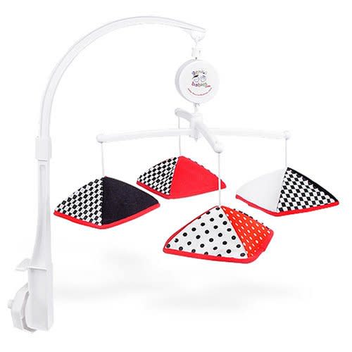 Musical Infant Stimulation - Black, White & Red Mobile