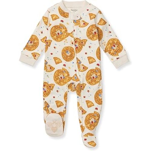 Burt's Bees Baby Boys' Sleep and Play Pjs, 100% Organic Cotton One-piece Zip Front Romper Jumpsuit Pajamas