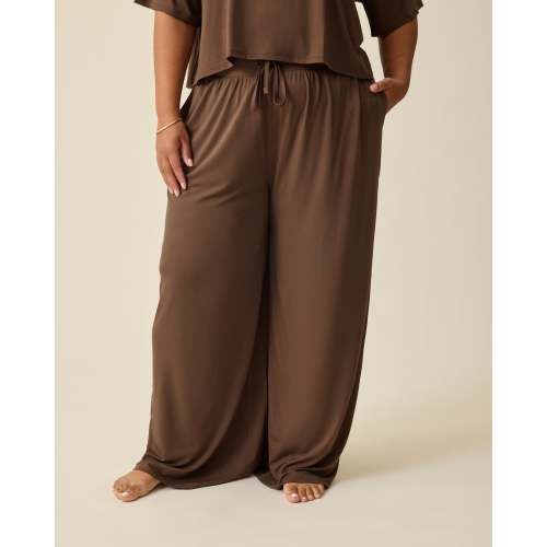Aria Bamboo Casual Lounge Pant | Chocolate - Kindred Bravely