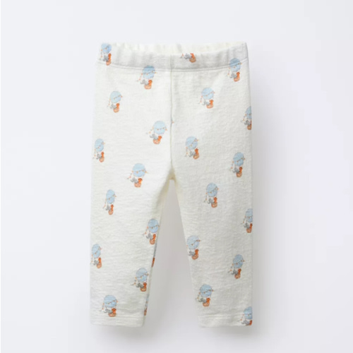 PRINTED LEGGINGS - Ecru | ZARA United States