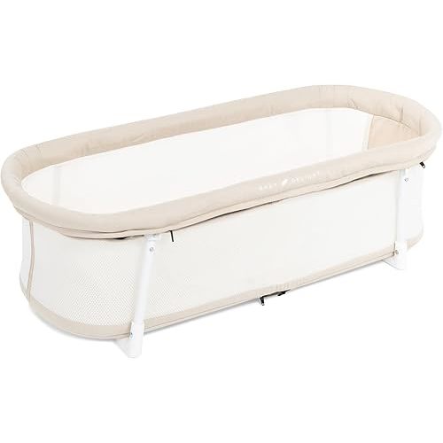 Baby Delight Snuggle Nest Bassinet, Portable Baby Bed, for Infants 0 – 5 Months, Organic Oat