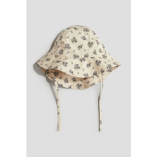 Patterned Cotton Sun Hat