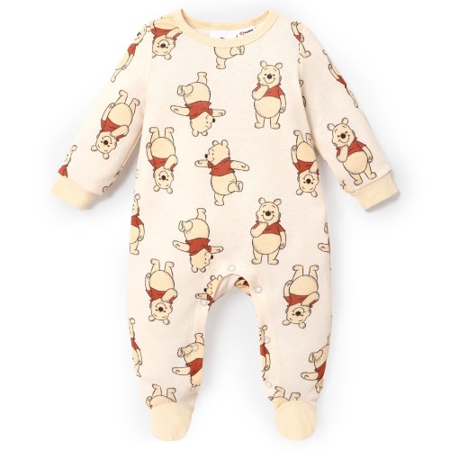 Disney Winnie the Pooh Baby Boys Girls Pajamas Sleep N Play Onesie Jumpsuit Sizes 0/3M-18M