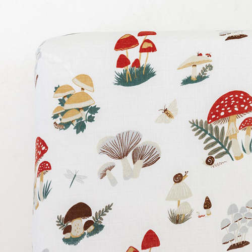 Cotton Muslin Crib Sheet - CLEM