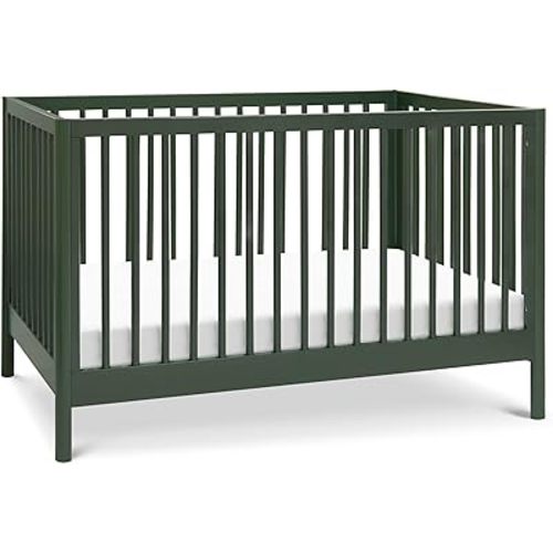 Davinci, Birdie 3-in-1 Convertible Crib, Forest Green, Easy Assemble, Greenguard Gold Certified