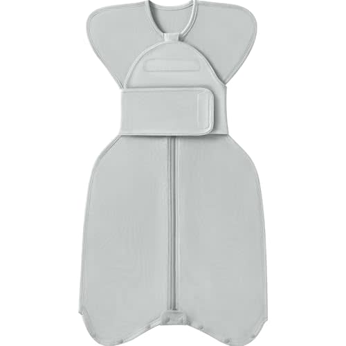 Slumber Buddy Newborn Sleep Sack 0-3 Months, Preemie Transitional Swaddle Baby Infant Zipper Strap Velcro Sleep Sack