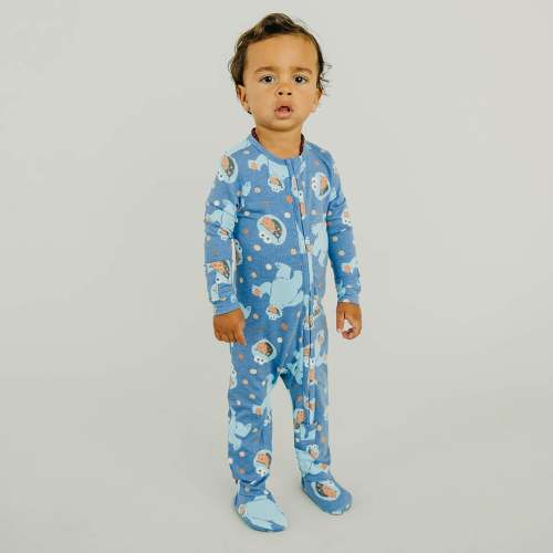 Zip-Up Footie Pajama - Cookie Monster