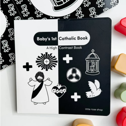 Baby's 1st Catholic Book: A High Contrast Board Book – The Little Rose Shop