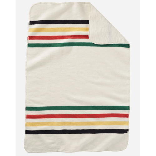 GLACIER ORGANIC COTTON BABY BLANKET