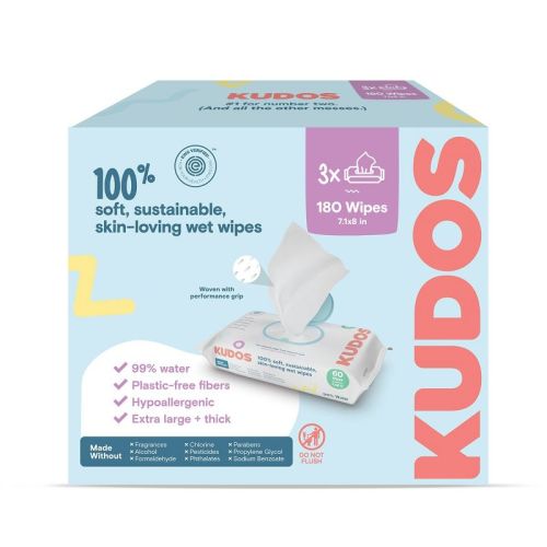 Kudos Wet Wipes - 180ct/3pk