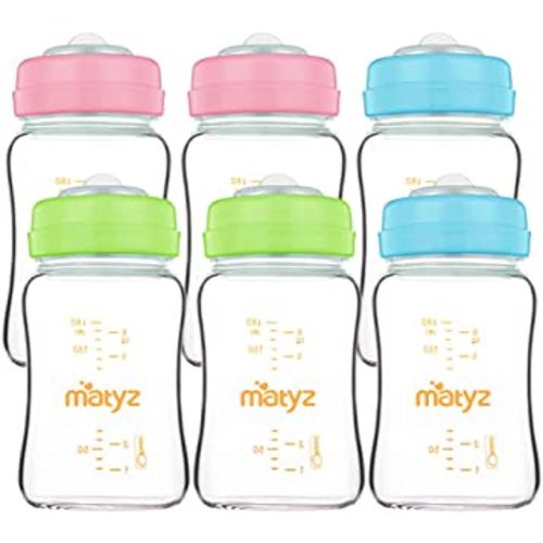 Matyz 4-Pack Wide Mouth Breast Milk Storage Containers with Lids