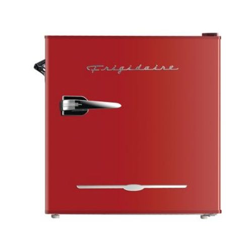 Frigidaire 1.6 cu ft Retro Fridge With Side Bottle Opener Red: Compact Mini Refrigerator, Manual Defrost, Freestanding