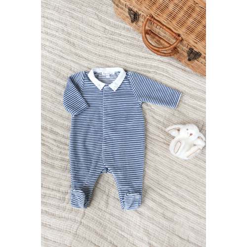 Pajamas - Blue Striped thunderstorm