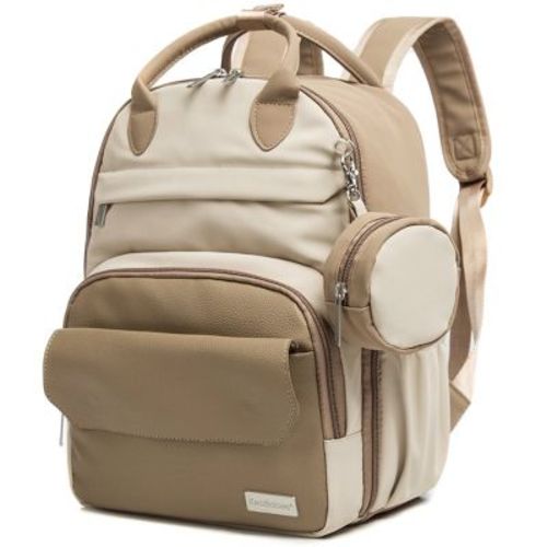 Keababies Diaper Bag Backpack Comes With Portable Changing Pad, Baby Bag For Mom, Baby Travel Essential (latte)