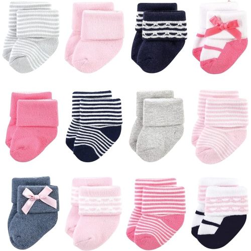 Luvable Friends Baby Newborn and Baby Terry Socks