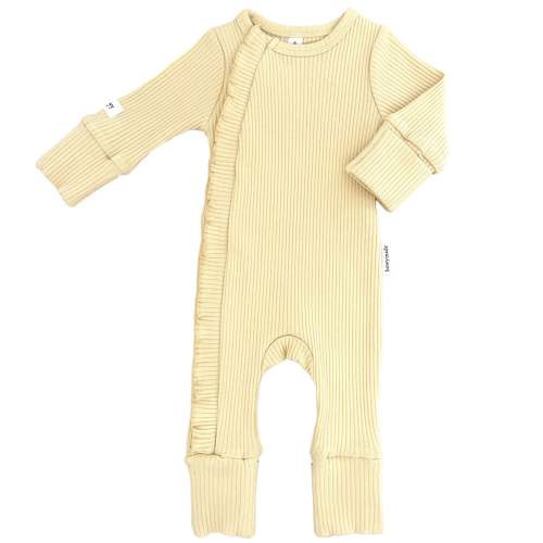 Baby Frill Onesie - Lemon