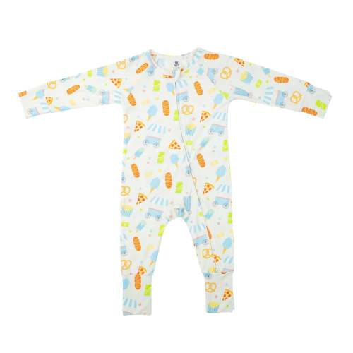 Convertible Footed Romper in My Fair 0-3 months