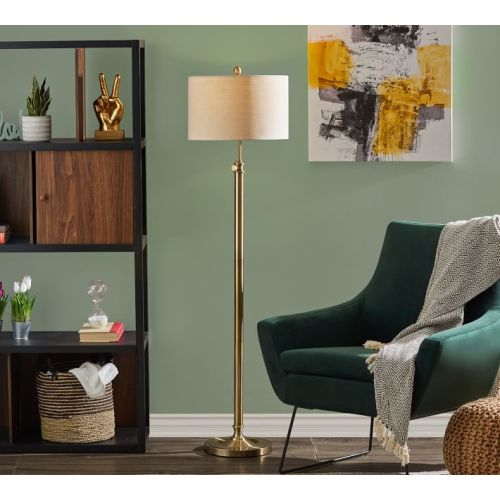 Fig Iron Adjustable Floor Lamp (66")
