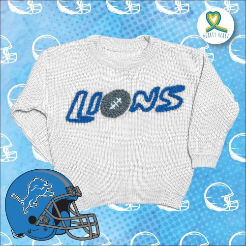 Football Detroit Tigers, embroidered name sweater, Detroit baby sweater, New born baby clothes, gender reveal ideas, gifts for kids