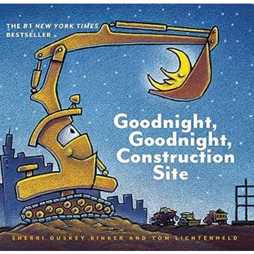 Goodnight, Goodnight Construction Site (Board Book for Toddlers, Children's Board Book)
