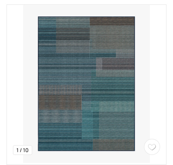 Eira Blue Rug | Ruggable US - 5 by 7