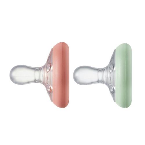 Tommee Tippee Breast-Like Pacifier Soother 0-6 Months - 2ct