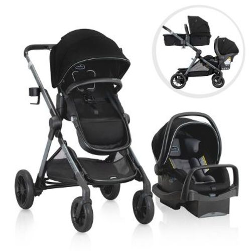 Evenflo Pivot Xpand Travel System With Litemax - Sabino Gray