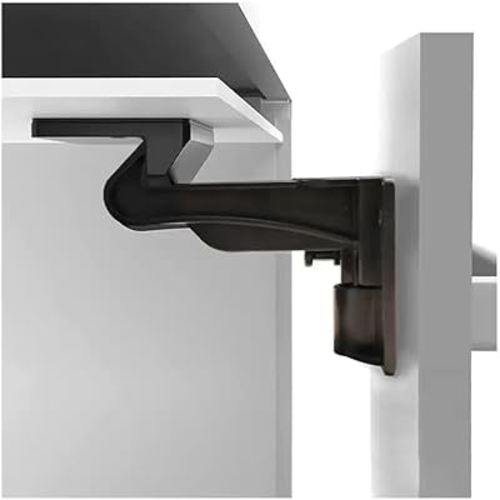 10 Pack Child Cabinet Locks, Baby Proofing Safety Locks for Cabinets, Drawers, Appliances, Easy Installation, No Drilling Required, Ideal for Toddlers and Babies (10P Black)