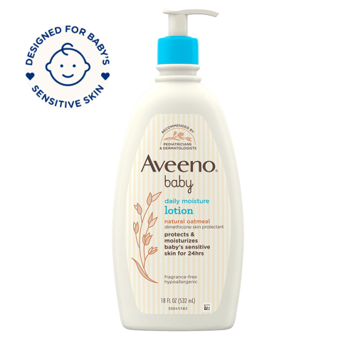 Baby Daily Moisture Fragrance-Free Lotion | Aveeno®