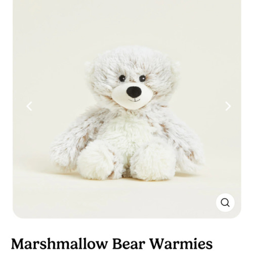 Microwavable Marshmallow Bear Warmies Junior | Warmies USA