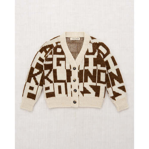 Alphabet Cardigan