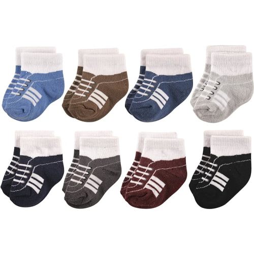 Hudson Baby Baby Girls' Cotton Rich Newborn and Terry Socks