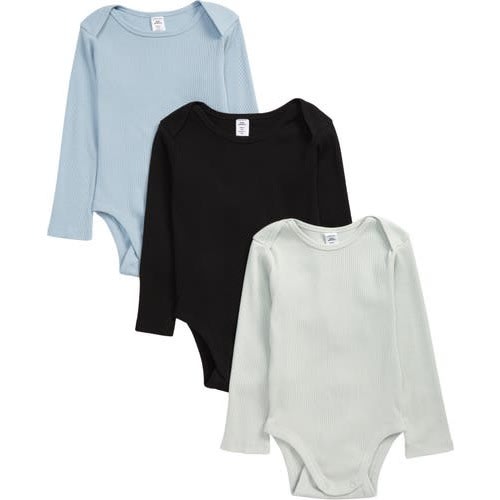 Grow with Me 3-Pack Organic Cotton Adjustable Bodysuits
