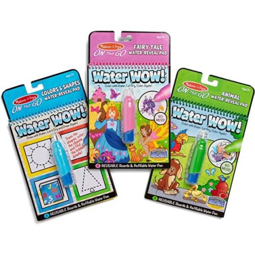 Melissa & Doug On the Go Water Wow! Reusable Water-Reveal Activity Pads
