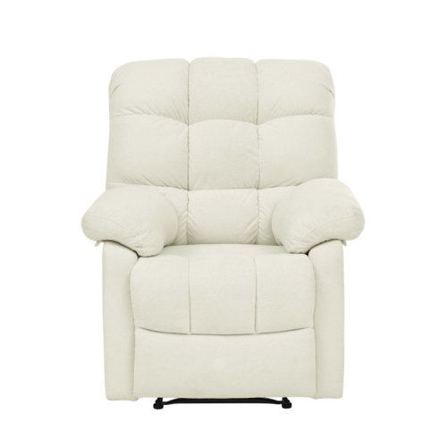 38.6" Wide Modern And Super Soft Overstuffed Standard Recliner With Wide Pillow Armrest