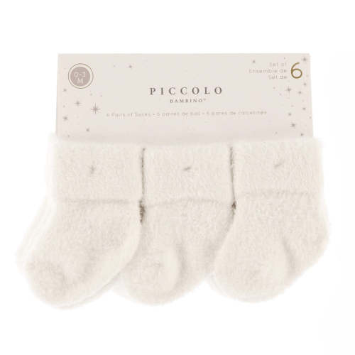 6 Pack Chenille Socks 0-12m – CLÉMENT