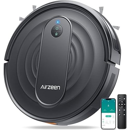 Robot Vacuum Cleaner with 3000Pa Suction,Personalized Cleaning Settings,Auto Self-Charging Robotic Vacuum,Carpet Booster,App/Alexa/Remote Control, Ideal for Pet Hair/Hard Floor/Carpet,R7